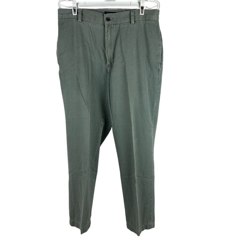 Dockers Mens Khakis Pants Size 34x30 Cotton Blend Gray